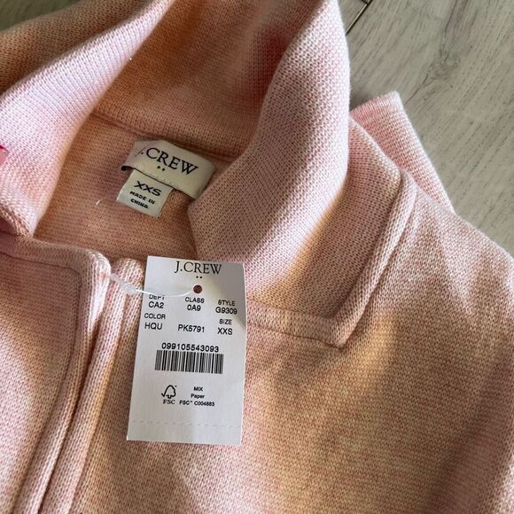 J Crew pink sweater blazer size XXS - Picture 6 of 8